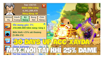 Ngọc Rồng Online - 1 Tháng Trải Nghiệm Up Acc Max Nội Tại Khỉ !