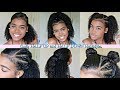 Half Up Braided Hairstyles For Black Hair