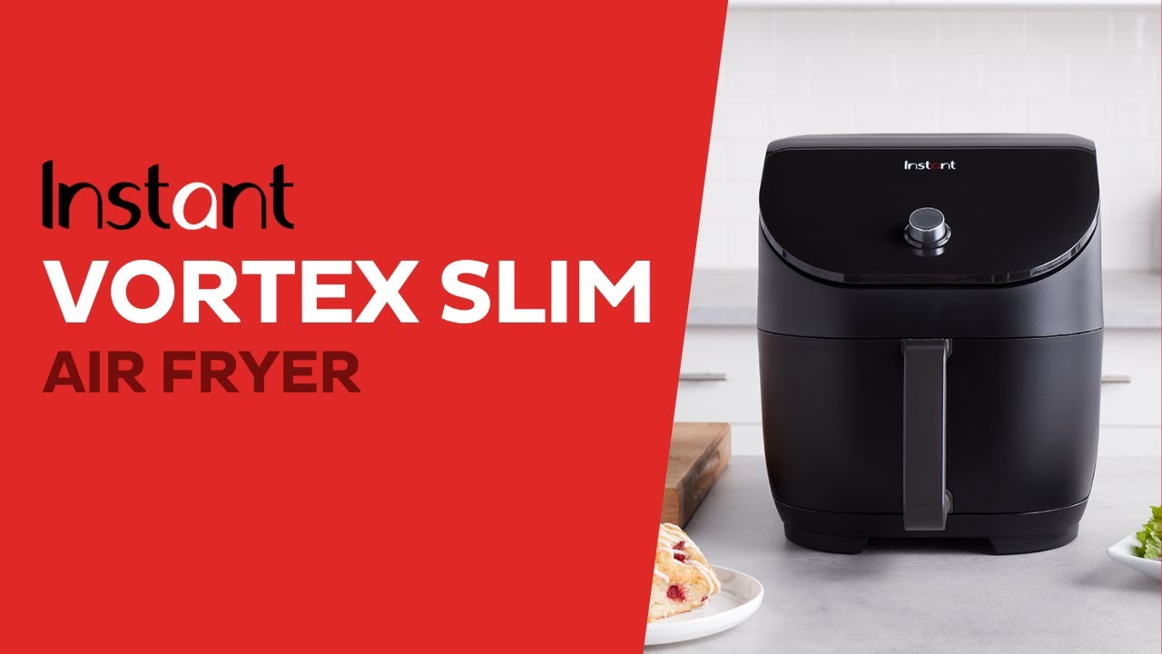 Instant Slim 6QT Air Fryer Oven, From the Makers of Instant Pot, EvenCrisp  Technology, Space Saving, Nonstick and Dishwasher-Safe Basket, Quiet