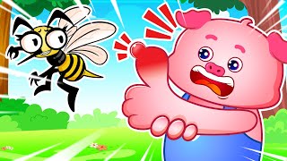 Baby Gets A Boo Boo Song 🐝🐝 || Best Funny Kids Songs And Nursery Rhymes || Bubba Pig