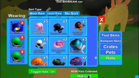 Opening 200 Omega Hat Crates! - Mining Simulator