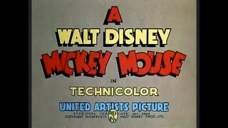 Magician Mickey 1937 Original Colored Cartoon
