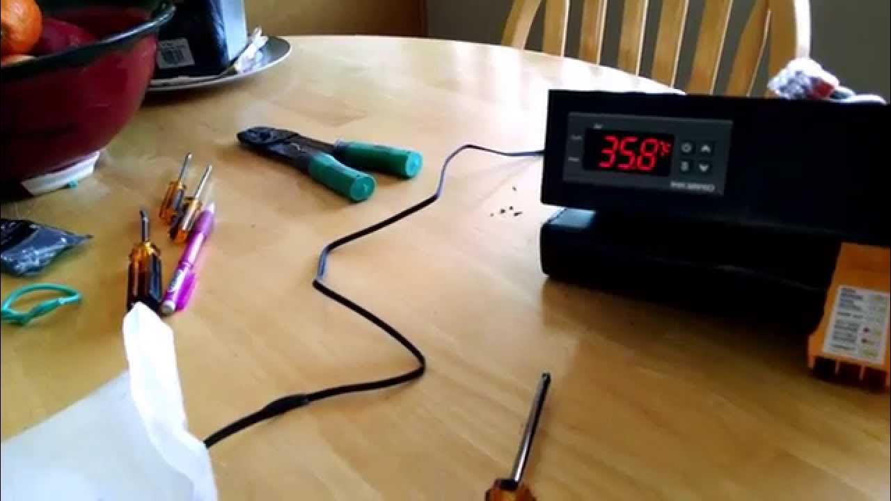 DIY Keezer Temperature Controller - YouTube