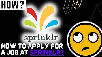 How to apply for jobs at Sprinklr❓❓ 🔝🔝 JOBS in Sprinklr🆒🆒 Sprinklr careers🥉🥉jobs for all grads