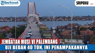 Penampakan dari Drone Jembatan Musi VI Palembang