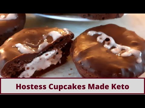 Easy And Delicious Keto Hostess Style Chocolate Cupcake (Nut Free And Gluten Free)