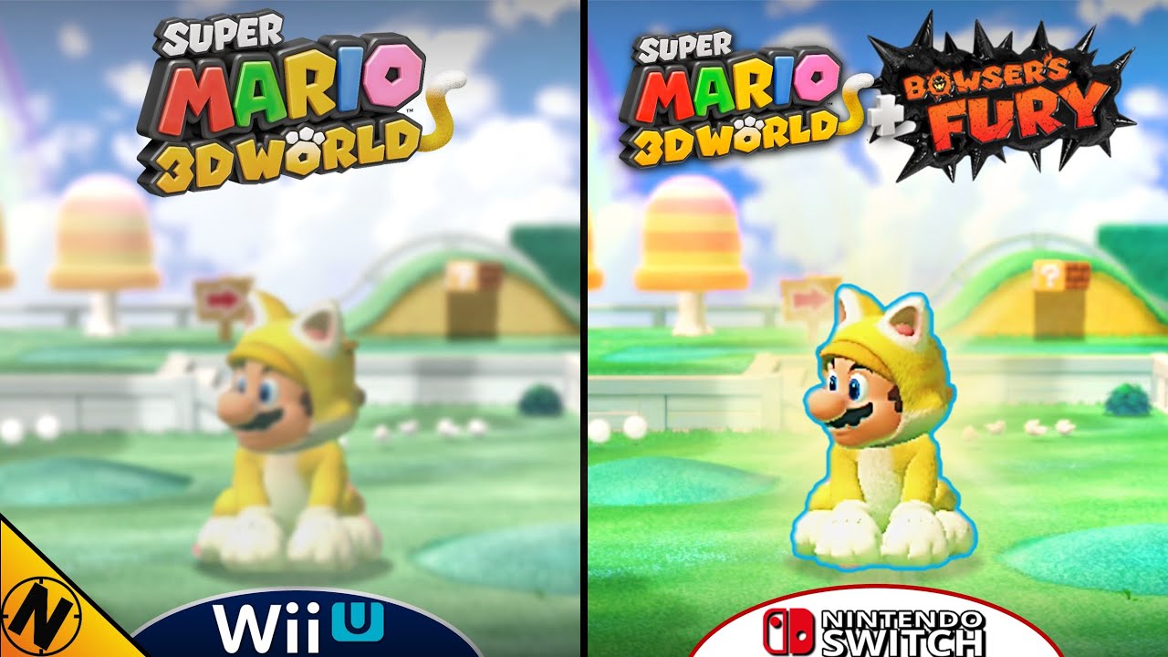 China Subrayar difícil de complacer Super Mario 3D World + Bowser's Fury [Switch vs WiiU] | Direct Comparison -  YouTube