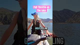Full Throttle on the lake. #jetski #waverunner #seadoo #lakelife #boating #boatramp #fishing