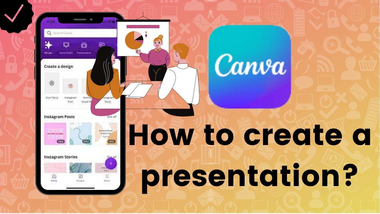 How to create a presentation of document on Canva? - YouTube