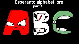 Esperanto alphabet lore: part 1 (A-B)