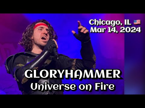 Gloryhammer - Universe on Fire @House of Blues, Chicago, IL 🇺🇸 March 14, 2024 LIVE HDR 4K