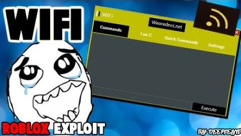 FREE ROBLOX EXPLOIT: WIFI FULL LUA C/WITH JAILBREAK CMDS