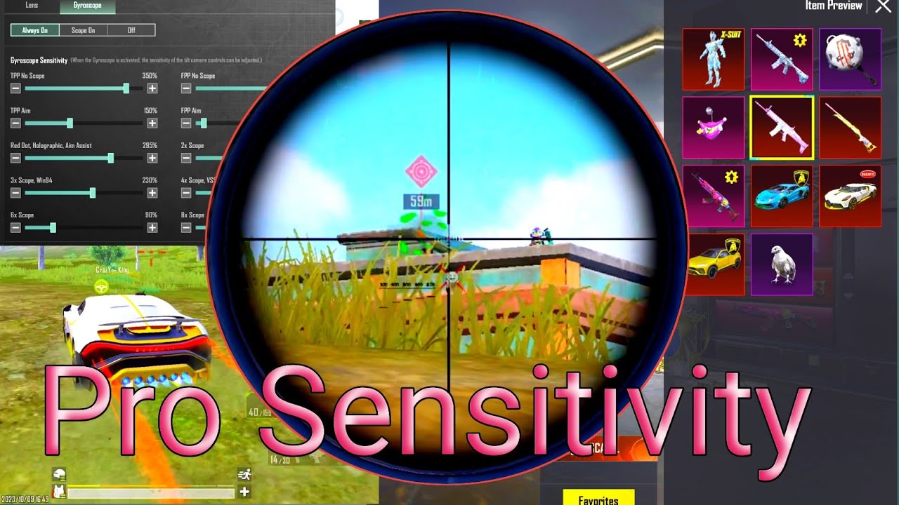 Full High Sensitivity / Pro Sensitivity / best sensitivity in bgmi ...