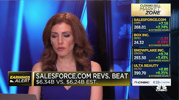 Salesforce stock pops on better-than-expected earnings and guidance