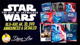 STAR WARS: THE RISE OF SKYWALKER - Blu-ray, 4K, 3D, DVD Announced \& Detailed