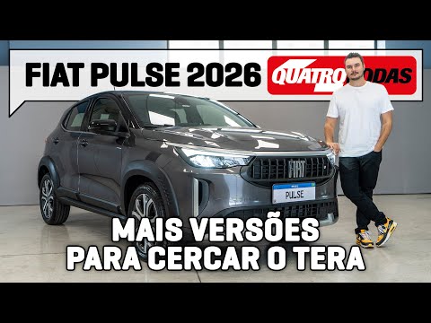 Fiat Pulse 2026 tem até TETO SOLAR à espera do VW TERA