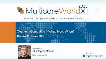 Quantum Computing – What, How, When by Christopher Monroe
