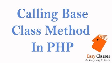 PHP Tutorial - Calling Base Class Method in php