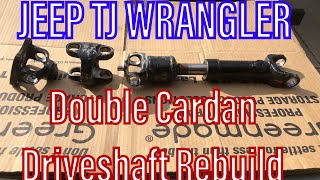 Jeep Wrangler - Driveshaft Complete Teardown & U joint Replacement + Maintenance Rebuild