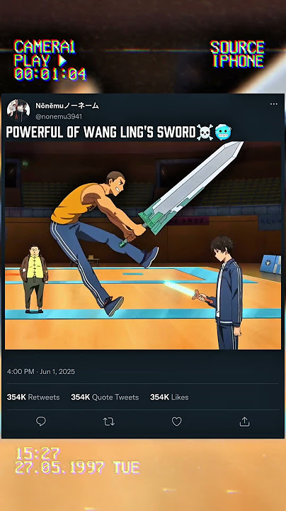 powerful of wang ling's sword☠️🥶||The Daily Life of Immortal King
