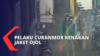 Terekam CCTV Pencurian Sepeda Motor di Palmerah, Pelaku Kenakan Jaket Ojol