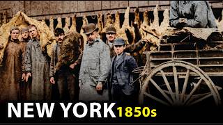 1850s New York: The Brutal Reality You Weren't Taught in School. | Old Photo History..