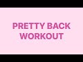 3MIN PRETTY BACK WORKOUT//HOW TO GET A PRETTY BACK AT HOME WITHOUT EQUIPMENT