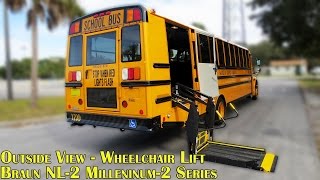 Braun™ NL-2 Millennium-2 Series™ Wheelchair Lift (outside view) 