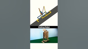 DIY Project | Walking Robot Mechanism #mechanism #diy #engineering