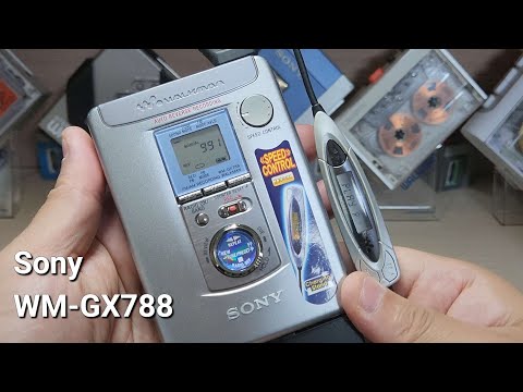 Sony WM-GX788 Cassette player Walkman - YouTube
