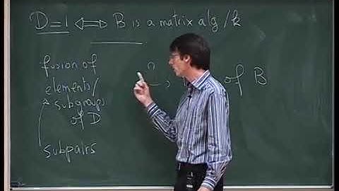 Prof. Raphael Rouquier | Braid groups and representations of symmetric groups