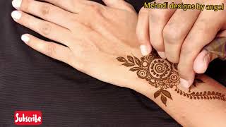 easy simple gulf mehndi designs|rakhi|/eid special mehndi designs|2020|eid ke liye mehndi designs