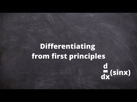 Differentiating sin(x) from