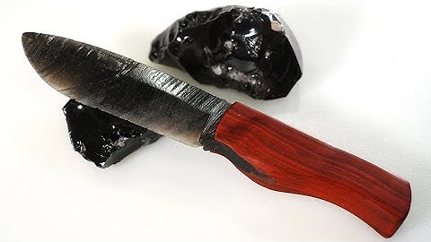 Making an OBSIDIAN Knife!