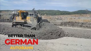 HOW IT WORKS | Awesome Road Reconstruction With Komatsu D375A Dozer & Caterpillar 18M3 Motor Grader