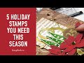 Stamps to Spread Christmas Cheer! | Scrapbook.com Exclusive