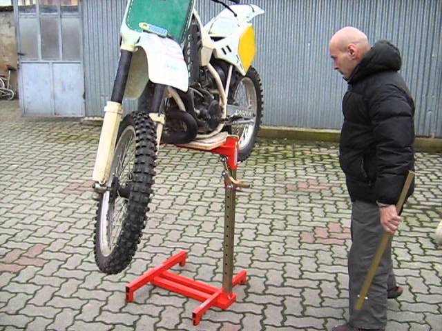 Retzmoto PRO-CONCEPT LEVE MOTO CROSS STAND A PEDALE REGLAGE 4 NIVEAUX