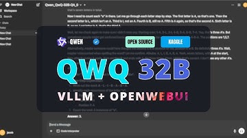 QwQ 32B + VLLM + OpenWebUI: Qwen Free Reasoning Model Local Install and Test (Small DeepSeek-R1)