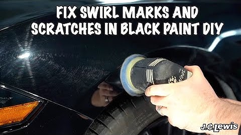 How To Fix Swirl Marks & Scratches In Black Paint | Pro Paint Restoration DIY