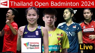 Thailand Open Badminton 2024 Live Score Watch Along. BWF Thailand Open Pre Quarterfinal Matches Day3