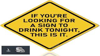 12x12 Bar Sign Funny Man Cave Decor Drink Tonight 2352