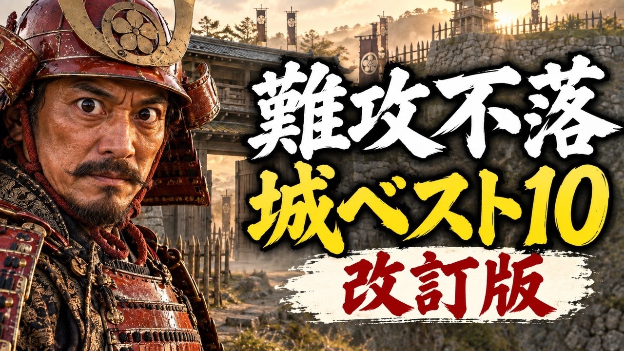 難攻不落の城ベスト10!激戦を耐え抜いた城たち【改訂版】 本当に落ちなかった城はどれか