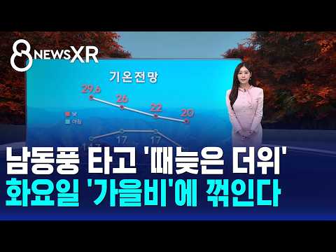 [Weather/XR] 'Unseasonable Heat' Brought by Southeast Winds... To Break with Tuesday's 'Autumn Ra...