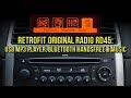 Retrofit Radio RD45 - USB mp3 player, Bluetooth handsfree, Bluetooth music, in a single unit