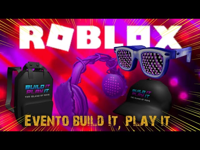 GRÁTIS!* *PROMOCODES* 3 NOVOS ITENS NO ROBLOX! VENHA PEGAR SUA MOCHILA MAPA  DO BUILD IT PLAY IT! 