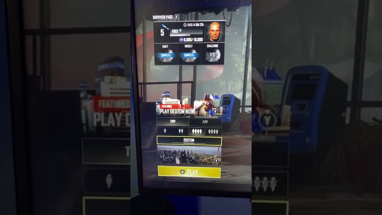 How to play PUBG Deston Map on Console 🔥🔥🔥