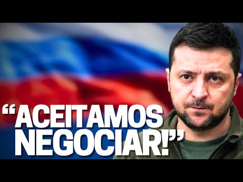 Novas condições para a paz! Ucrânia quer negociar! Zelensky aceita ceder Crimeia!?