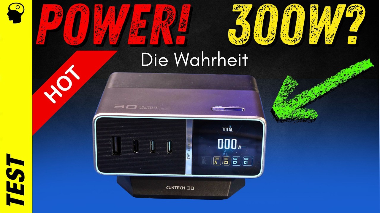 Power to the Schreibtisch! CUKTECH 30 Ultra 300W USB Charging Station