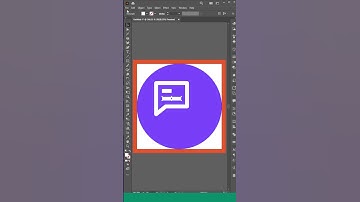 How to make a Messaging icon in Illustrator #shortvideo