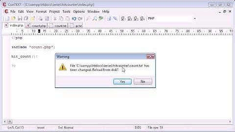 Beginner PHP Tutorial 95 Creating a File Based Unique Hit Counter Part 3